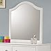 Coaster Home Furnishings White Dominique Dresser Mirror, 