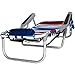Tommy Bahama Backpack Beach Chair/Red White Blue Stripes + 1 Medium Tote Bag