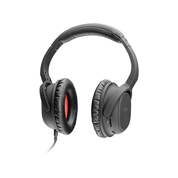 LINDY-20424-NC-60-Active-Noise-Cancelling-Headphones-Black LINDY NC-60 Active Noise Cancelling Headphones, Black