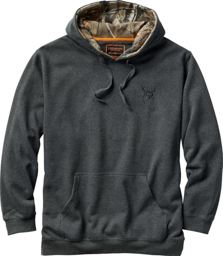 Legendary Whitetails Mens Camo Hoodie with Kangaroo Pocket Hooded Sweatshirt, C…