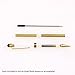 Legacy Woodturning, European Touch Pen Kit - Gold & Silver Variety, 10 Pack, Includes 5 Gold, 5 Chrome