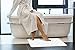 Non Slip Bathtub Mat by Blu-Pier Bath, Equipped with Over 150 Suction Cups and Antibacterial Anti Slip Rubber Bath Mat, Measures 16 x 28 for Universal Fit