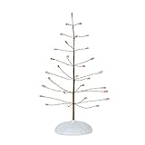 Department 56 Collections Twinkle Brite Red Tree Village Accessory, Multicolor