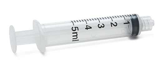 5ml 5 Cc Syringe Only With Luer Lock Tip 100 Syringes No Needle Amazon Com Industrial Scientific