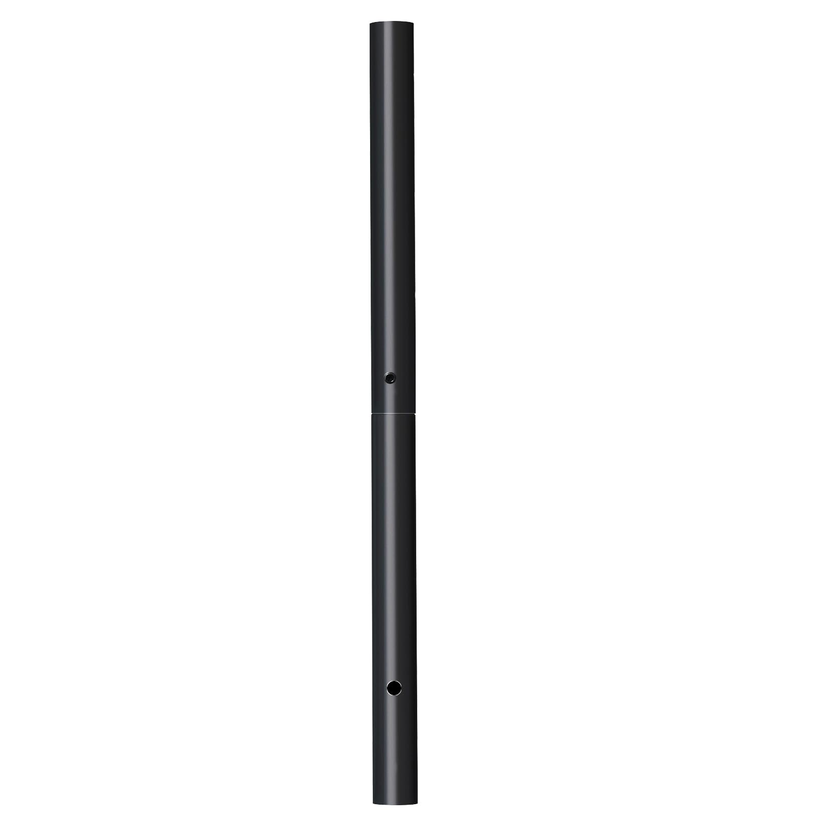 Photo 1 of 3" x 84" Outdoor Light Post - Mailbox Pole Pillar Accessories Black Cast for Exterior House Porch Courtyard Lawn