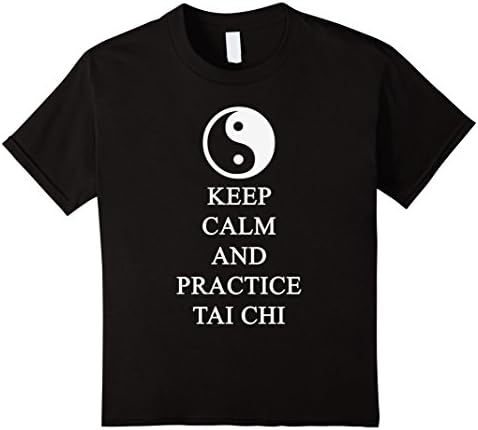 Kids Keep Calm and Practice Tai Chi t-shirt 4 Black