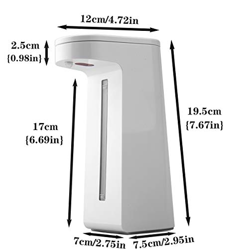 Automatic Foam Soap Dispenser,Touchless Battery Soap Dispenser,10.56floz(250ml) Capacity