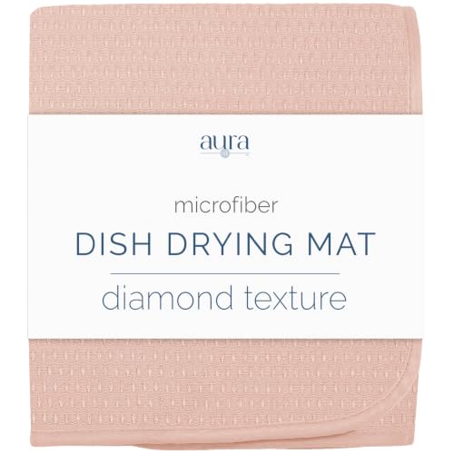 S&T INC. Dish Drying Mat XL Pink