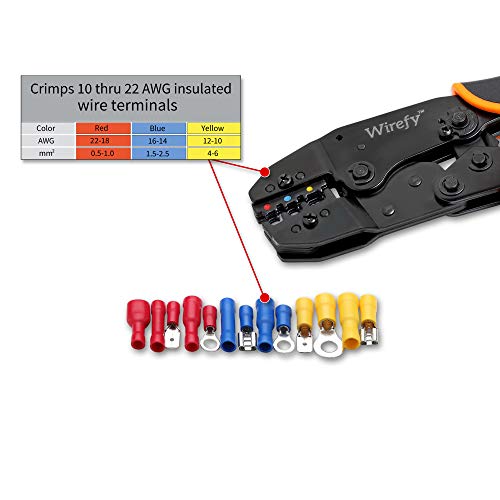 5 Crimping+Tool+Insulated+Electrical+Connectors