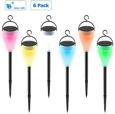 Aglaia SolarGartenlicht, Solarlicht, mit 7 einstellbaren Farben für