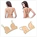 Vogue's Secret Sexy Deep Plunge U-shaped Bra Push Up Convertible Seamless V Shape Brassiere for Women, 36D, Beige