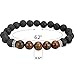 Casoty 7 Chakras Bracelet Set of 7 - Volcano Lava Rock Natural Stone Beads Healing Yoga Bracelets