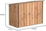Duramax 2 Bike Metal Storage Shed Garden Shed Woodgrain Lockable Doors view 11