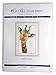 eGoodn Stamped Cross Stitch Kit with Printed Pattern Colorful Cartoon Giraffe 11ct Fabric 14.2 inches by 20.5 inches, Frameless Cross-Stitching Needlework