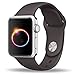 Inteny Apple Watch Band Series 1 Series 2, Soft Silicone Sport Band Replacement Wrist Strap for iWatch, 38mm S/M Cocoa