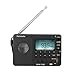 Kaimeda SRW-710S Mini Digital AM FM SW LCD Shortwave World Band Radio & Sleep Timer, Micro SD/TF USB Disk Speaker MP3 Music Player Stereo, Portable Pocket Novelty Receiver, Handheld CB Transceiver