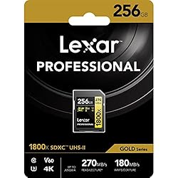 Lexar Gold Series Professional 1800x 256GB UHS-II