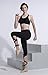 Queenie Ke Women's Yoga Pant Legging Capris String-End Workout Dance Pants Size S Color Black Pro