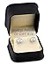 THE PEARL SOURCE AAAA Quality White Round Freshwater Cultured Pearl Hypoallergenic Earrings for Women | 14K Gold Leverbacks Earring | White Gold | 8.0-8.5mm Pearl Gifts for Christmas, Holidays and Anniversary
