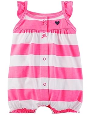 Pink Stripe Romper 3 Months