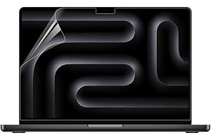 Arisase 3-Pack Clear Screen Protector for MacBook Pro 14 Inch (M3/M3 Pro/Max Chip, 2023), A2918 A2992 Anti-Fingerprint & Anti-Scratch 5H Hardness Screen Film Protector Laptop Accessories (14.2 Inches)