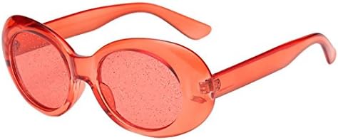 Clearance! Toamen Polarised Outdoor Sunglasses - Women Man Oversized Oval Sequins Retro Sunglasses Vintage Sunglasses - Offering Full UV400 Protection - Suitable for Outdoor Activities (# 2)