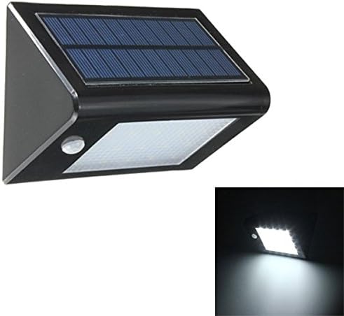 20 LED Solar Panel Sensor Light Outdoor Waterproof IP65 Fence Wall Garden Lamp