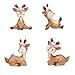 Youfui Cake Topper Party Supplies Cake Decoration for Girls, Birthday Party, Baby Shower & Wedding Home Decor Car Decoration Interior (4pcs Deers Eden)