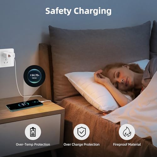 100W for Super-Charge Charger for Honor 400 200 Pro 200 Lite Magic6 Magic7 6 5 4 Lite Magic7Pro, 2-Port Socket 100W PD Quick Charger with 6A USB C Cable 1M for Honor 90 70 Lite X8a X8b X6b X9b