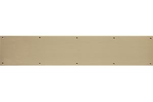 BRASS Accents A09-P0628-609 Antique Brass 6" x 28" Kick Plate Screw Mount