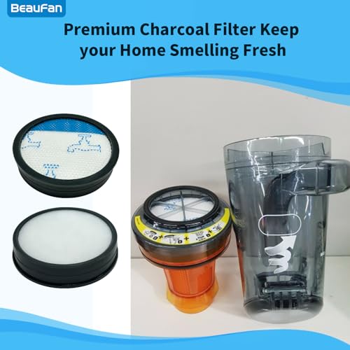 Beaufan 4 Pack of Filters Compatible with Rowenta Powerline Extreme Cyclonic RH8133 RH8147 RH8155 RH8165