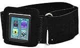 Ipod Nano 6th Gen Armband, Armband Sports Gym Workout Cover Case Jogging Arrm Strap Band Pouch Neoprene Black for Ipod Nano 6th Gen