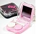 NEW VERY Cute Pink Hello Kitty Contact Lenses Case Set 3Cshop