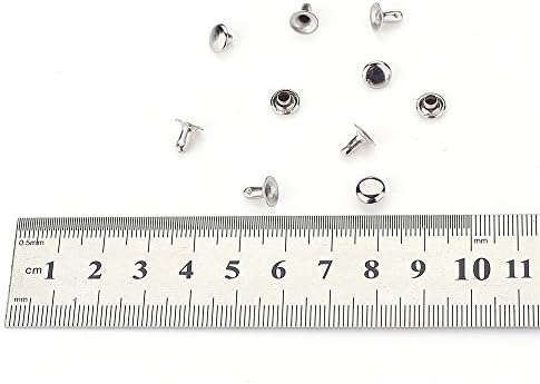 1000 Sets Round Metal Rivets Rapid Studs Punk Decor for leathercraft Bag Shoes Bracelet