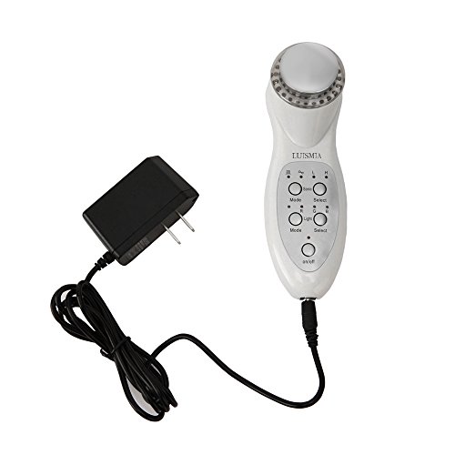 Facial Massager - Rechargeable Portable Anti-aging Skin Beauty Lifting Device with Colorful Light LED