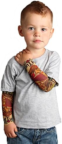 TotTude Little Boys' Mom Heart Tattoo Sleeve T Shirt 3T Gray