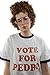 ALLAURA Compatible with Napoleon Dynamite Wig – Pedro Costume Set with Glasses & Brown Afro Nerd Hair for Adults – Funny 80s Halloween Outfit, Retro Cosplay, Movie-Inspired Party or Couples Costume
