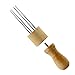 DIY Eight Needles Tool Craft Wool Felt Stitch Punch Tool with Solid Wood Handle Felting More efficient (Felt Stitch Punch Tool with Solid Wood Handle)
