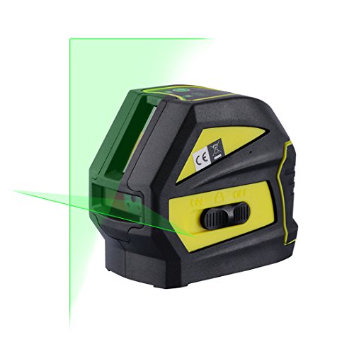 Firecore Professional Green Laser Level Cross Line Self-Leveling (Not include 3AA batteries)