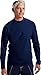 Coolibar UPF 50+ Men's Tulum Long Sleeve Surf Rash Guard - Sun Protective (X-Large- Navy)