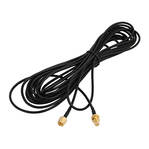 uxcell SMA Male to Female 6M RG174 Coaxial Antenna Cable Extension Connector Adapter
