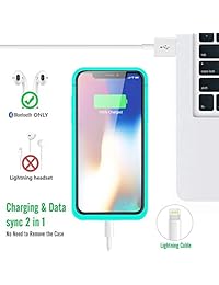 Juboty   Carcasa para iPhone 7 y 8 (batería de 3000 mAh, incluye cargador portátil, batería para iPhone 7, 8 y 8 y 8 unidades)