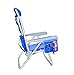 Rio Ultimate Backpack Beach Chair w/ cooler Pouch Colors: Dark Blue w/ Cooler Pouch