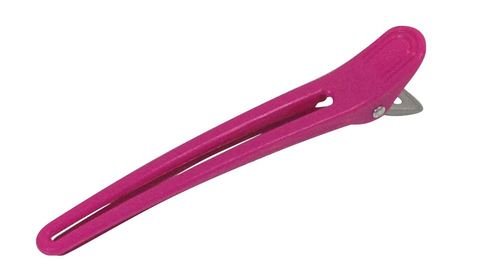 Professional Hairdresser's Pink Sectioning Clips (x10)