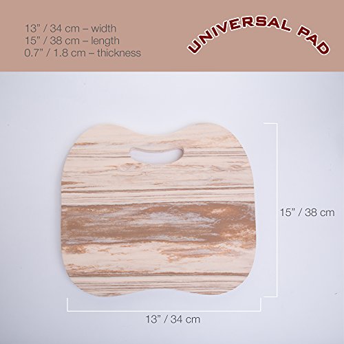 Universal Pad with Innovative Texture High Quality Comfortable Sitting and Kneeling Pad Outdoor Gardening Camping Stadium Mat for Bleachers Kayak Yoga More Moist and Waterproof EVA Foam - Thumbnail 2