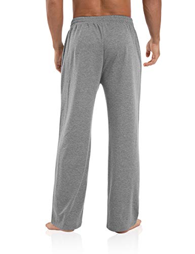 Agnes Urban Men's Joggers Sweatpants Open Bottom Straight Leg Casual ...