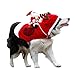 royalwise RW03-RD-XL Royal Wise Running Santa Christmas Pet Costumes, Apparel Party Dressing Up Clothing for Dogs Cats Clothes Pet Outfit, Red, X-Large