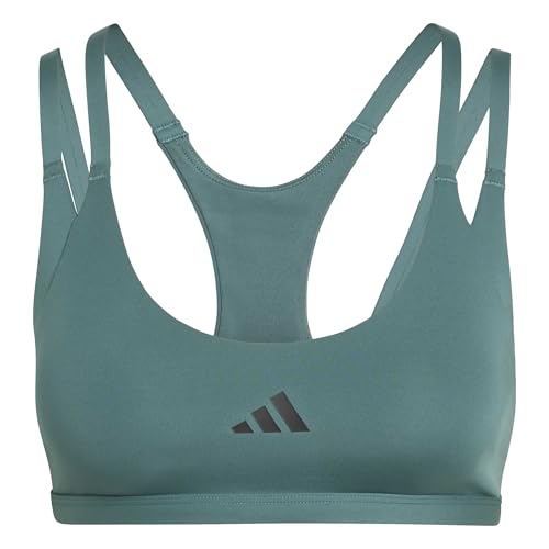Donna Optime Workout Strappy Light Support Bra, preloved Teal, M