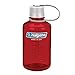 Nalgene Tritan Narrow Mouth BPA-Free Water Bottle, Outdoor Red, 16 oz