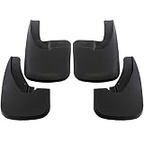 Red Hound Auto Premium Mud Flaps Splash Guards Compatible with Dodge Ram (1500 2009-2018, 1500 Classic 2019, 2500 3500 2010-2018) Molded Front & Rear 4 Piece Set (for Trucks with OEM Fender Flares)